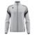 ODIN full zip top STONEGREY/ANT 5XL Jakke med kontrastdetaljer 